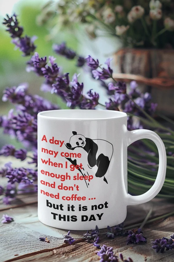 Not This Day Panda Coffee Mug